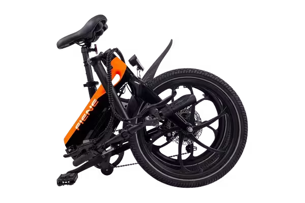 Blaupunkt Fiene folding electric assist ebike: folded-view 2