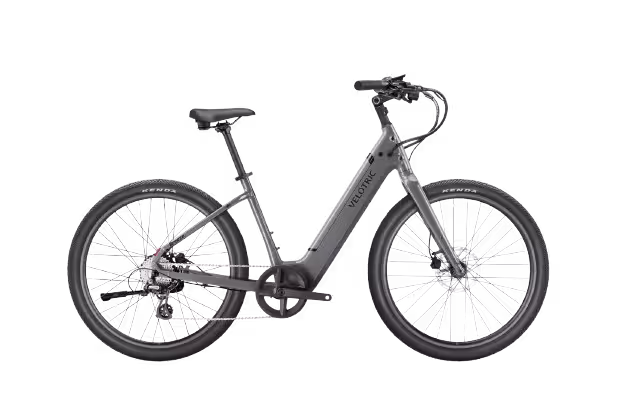 Velotric Breeze 1 Light Step-Thru Commuter finished in Gray: side view